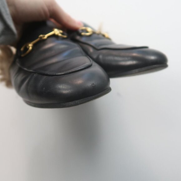 Gucci Princetown Horsebit Fur Mules Flats Size 36 / 6 - Picture 10 of 13